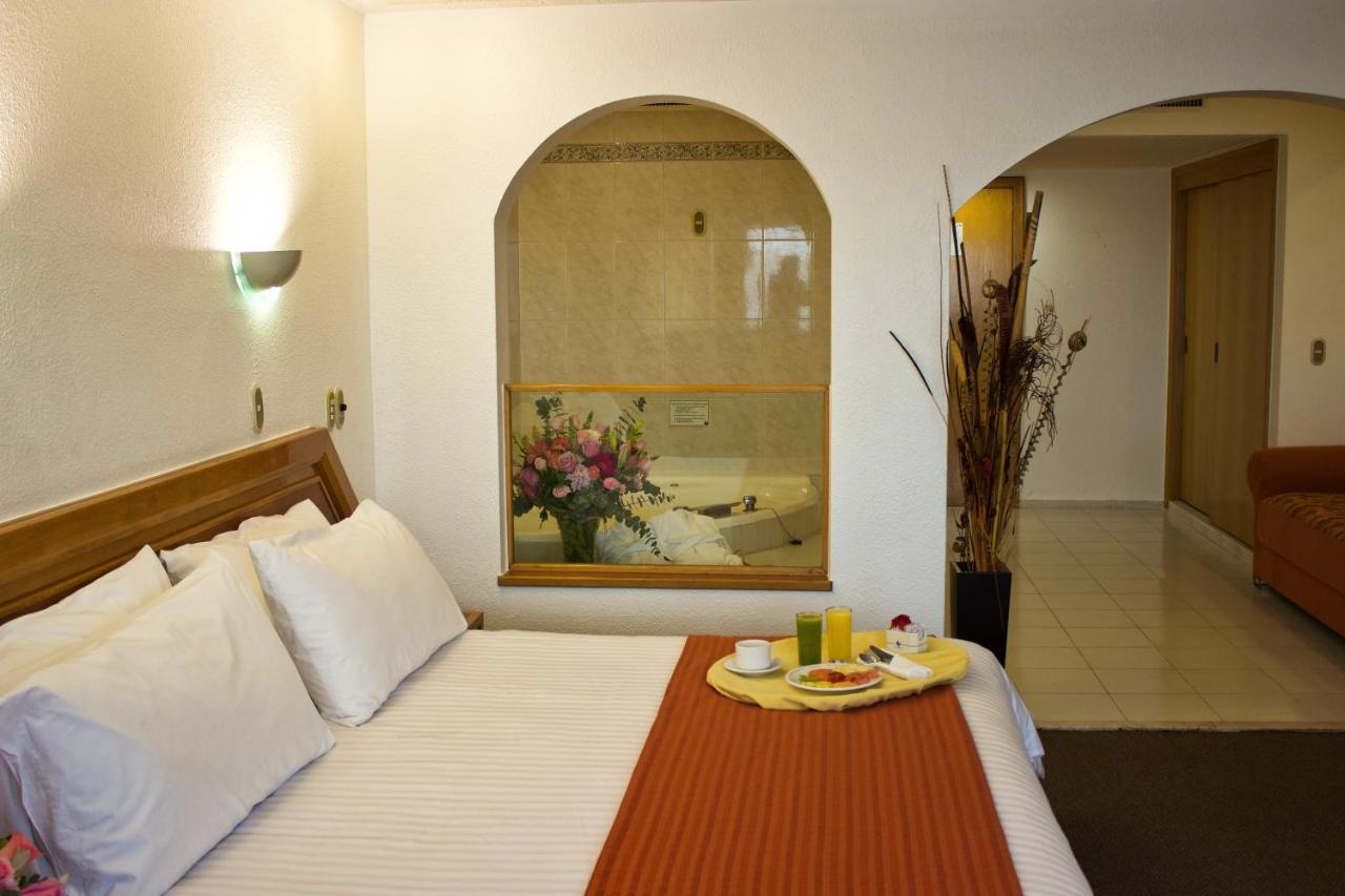 San Juan Park Hotel San Juan del Río Dış mekan fotoğraf A room at the hotel